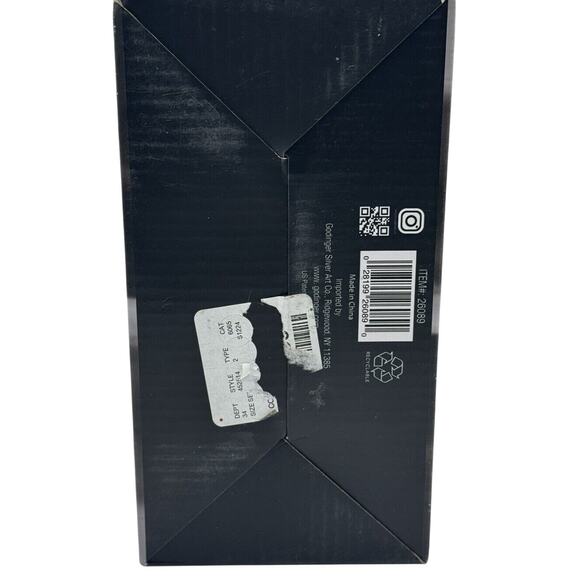 Godinger Cigar Whiskey Glasses 12oz Crystal Tumblers Set of 2 Barware Gift NIB - Picture 5 of 5